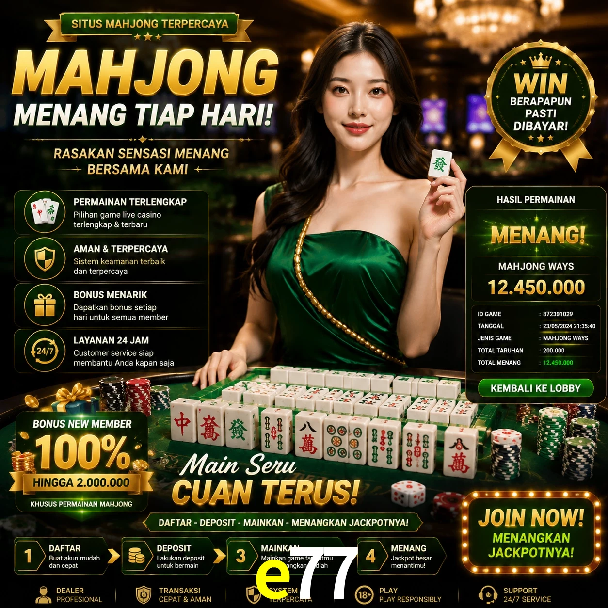Cashback VIP e77 - reembolso semanal